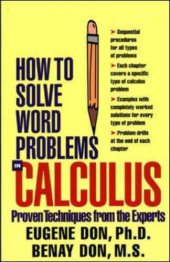 book How to Solve Word Problems in Calculus 