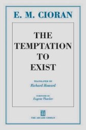 book The Temptation to Exist