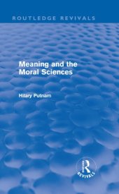 book Meaning and the Moral Sciences