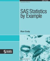 book SAS Statistics by Example