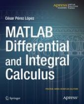 book MATLAB Differential and Integral Calculus