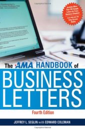 book AMA Handbook of Business Letters