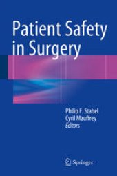 book Patient Safety in Surgery