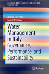 book Water Management in Italy: Governance, Performance, and Sustainability