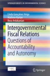 book Intergovernmental Fiscal Relations: Questions of Accountability and Autonomy