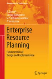 book Enterprise Resource Planning: Fundamentals of Design and Implementation