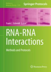 book RNA-RNA Interactions: Methods and Protocols