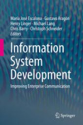 book Information System Development: Improving Enterprise Communication