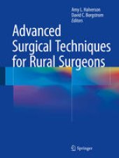 book Advanced Surgical Techniques for Rural Surgeons