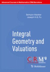 book Integral Geometry and Valuations