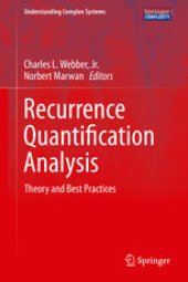 book Recurrence Quantification Analysis: Theory and Best Practices