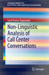 book Non-Linguistic Analysis of Call Center Conversations