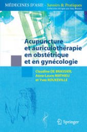 book Acupuncture et auriculothérapie en obstétrique et en gynécologie