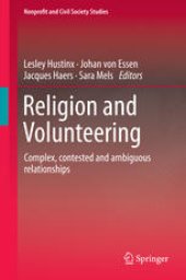 book Religion and Volunteering: Complex, contested and ambiguous relationships