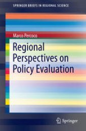 book Regional Perspectives on Policy Evaluation