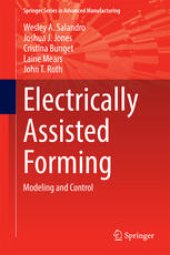 book Electrically Assisted Forming: Modeling and Control