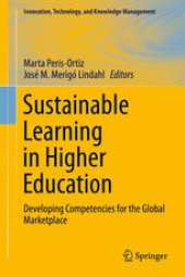 book Sustainable Learning in Higher Education: Developing Competencies for the Global Marketplace