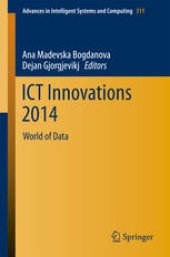 book ICT Innovations 2014: World of Data