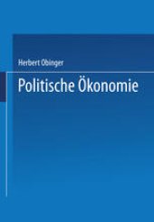 book Politische Ökonomie: Demokratie und wirtschaftliche Leistungsfähigkeit