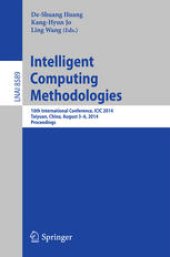 book Intelligent Computing Methodologies: 10th International Conference, ICIC 2014, Taiyuan, China, August 3-6, 2014. Proceedings