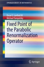 book Fixed Point of the Parabolic Renormalization Operator