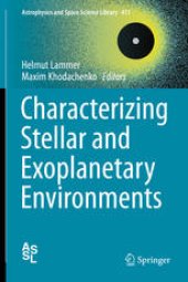 book Characterizing Stellar and Exoplanetary Environments