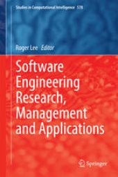 book Software Engineering Research, Management and Applications