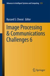 book Image Processing & Communications Challenges 6