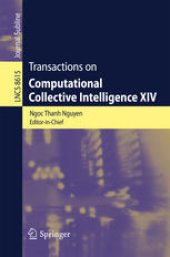 book Transactions on Computational Collective Intelligence XIV