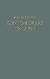 book Contemporary English: A Personal Speech Record