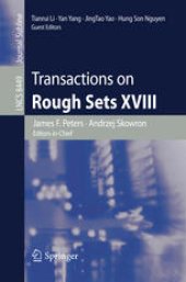 book Transactions on Rough Sets XVIII