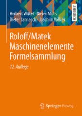 book Roloff/Matek Maschinenelemente Formelsammlung