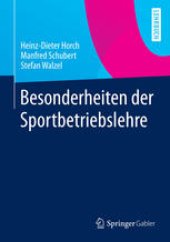 book Besonderheiten der Sportbetriebslehre