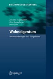 book Wohneigentum: Herausforderungen und Perspektiven