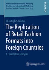 book The Replication of Retail Fashion Formats into Foreign Countries: A Qualitative Analysis