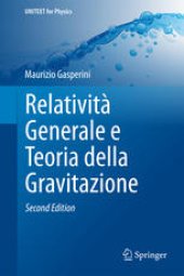 book Relativit`Generale e Teoria della Gravitazione