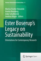 book Ester Boserup’s Legacy on Sustainability: Orientations for Contemporary Research