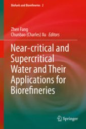 book Near-critical and Supercritical Water and Their Applications for Biorefineries