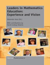 book Leaders in Mathematics Education: Experience and Vision