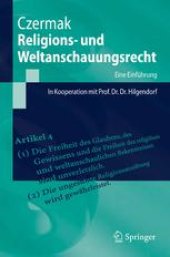 book Religions- und Weltanschauungsrecht