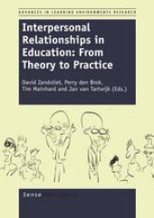 book Interpersonal Relationships in Education: From Theory to Practice