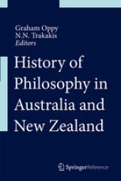 book History of Philosophy in Australia and New Zealand