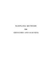 book Sampling Methods for Censuses and Surveys