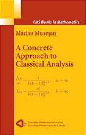 book A concrete approach to classical analysis