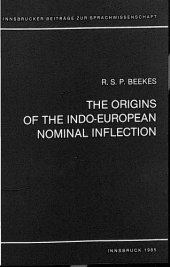 book The Origins of the Indo-European Nominal Inflection