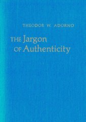 book The Jargon of Authenticity