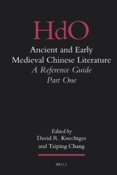 book Ancient and Early Medieval Chinese Literature : A Reference Guide - Part Three