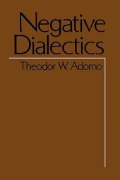 book Negative Dialectics