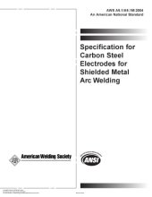 book AWS 5.1/5.1M 2004 Specification for Carbon Steel Electrodes for Shielded Metal Arc Welding