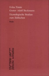 book Etymologische Studien zum Jiddischen